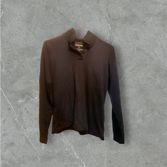 Lot of Girls 14-16 XL navy school uniform mix of tees, long sleeves and cardigan - Picture 6 of 8